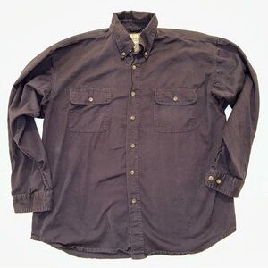 Bear River Workwear Navy Blue Button-Down Shirt 2XL Heavyweight Utility Shirt
